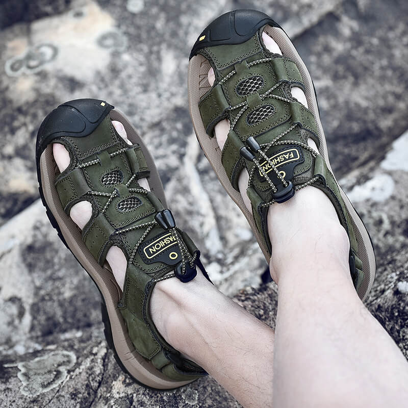 Men's Leather Sandals | 7239