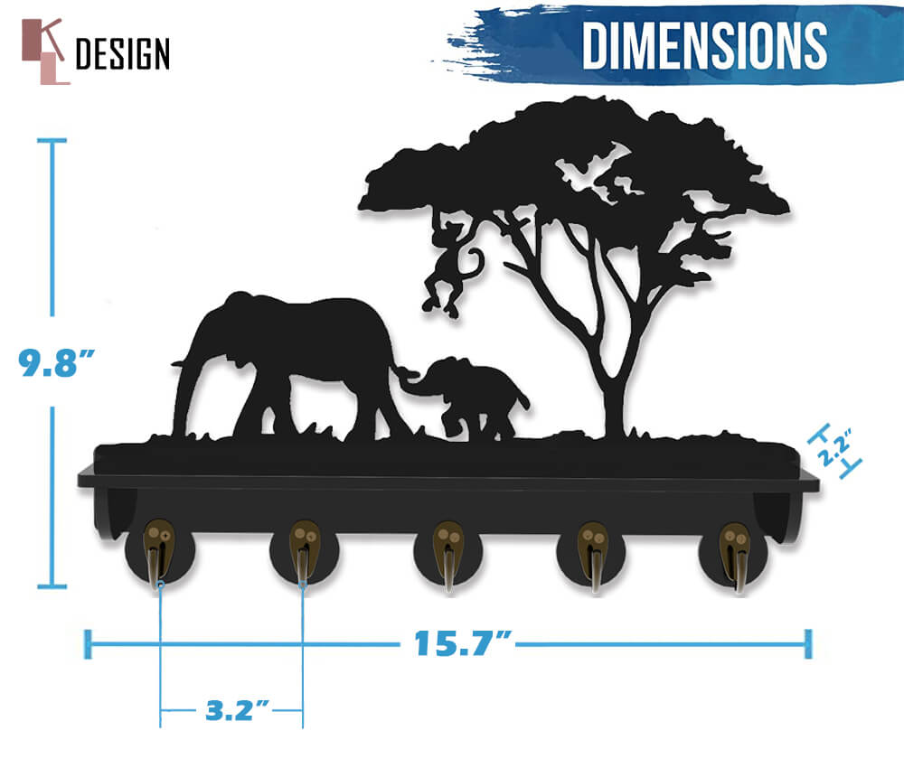 Coat Rack | Elephant | BHL003