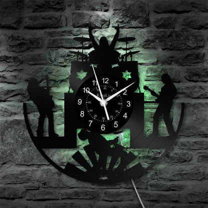 Vinyl Wall Clock | Band Music | 12'' | 0118WPB