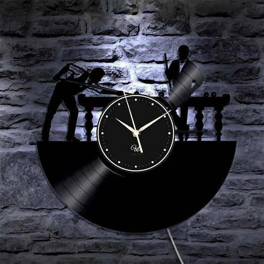 Billards LED Vinyl Wall Clock Record Clock Wall Decor Art Black