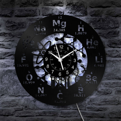 LED Vinyl Wall Clock | Chemistry | 12'' | 0265WPB