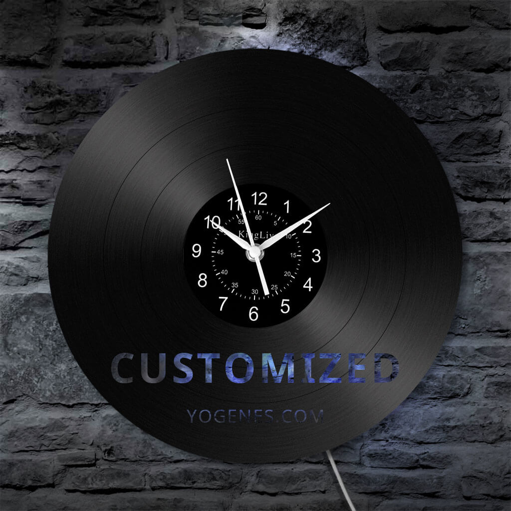 LED Vinyl Wall Clock | Customized | 12''