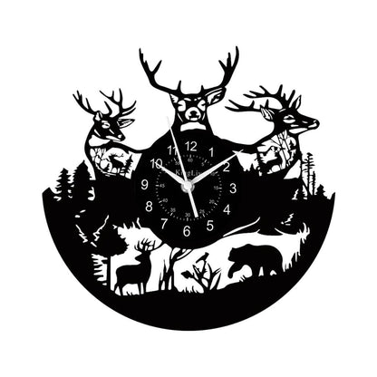 LED Vinyl Wall Clock | Deer