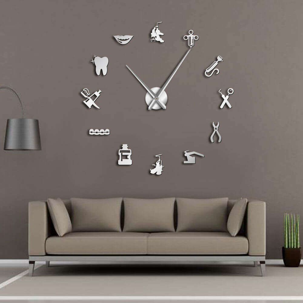 DIY Wall Clock  | Dentist | 19'' - 37'' | AWC004