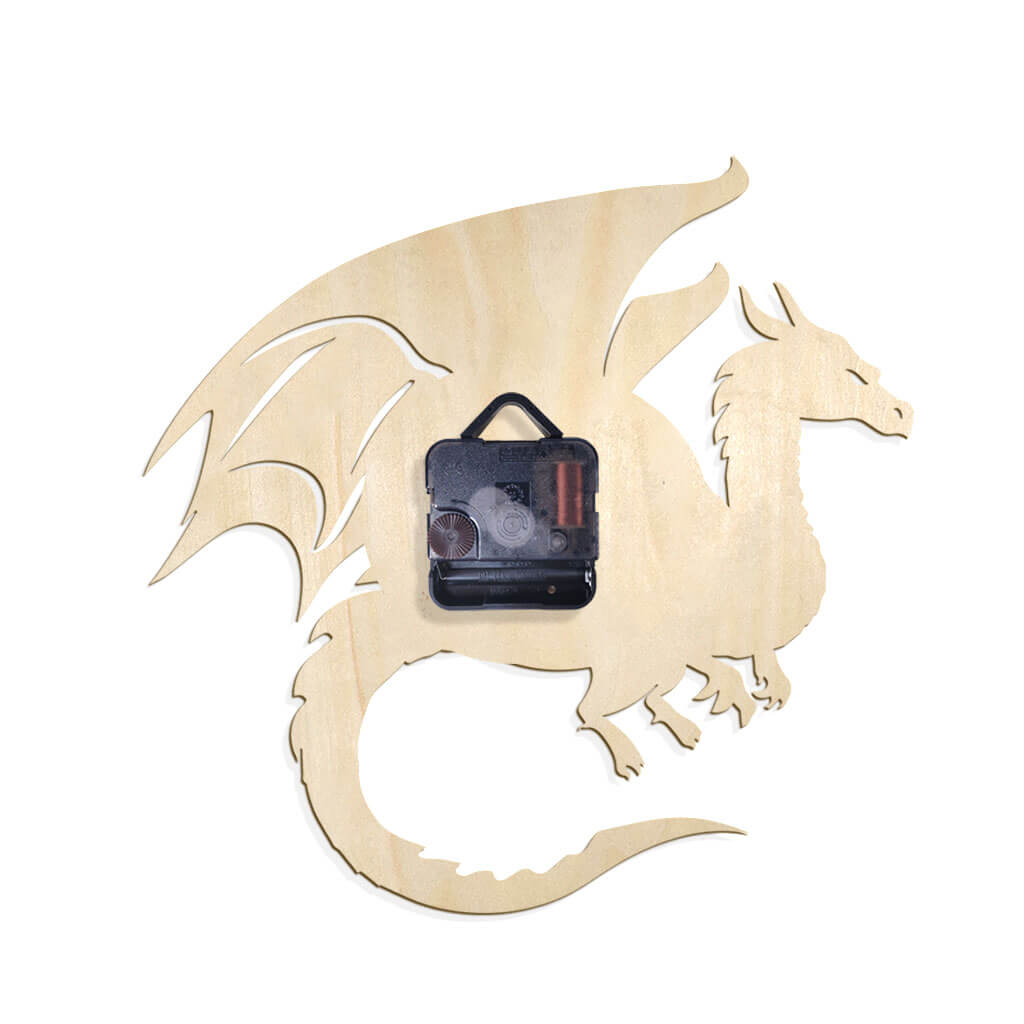 Dragon Custom Wooden Wall Clock