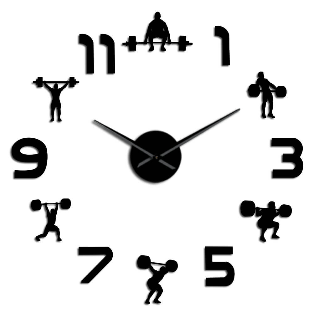 DIY Wall Clock  | Fitness | 19'' - 37'' | AWC008