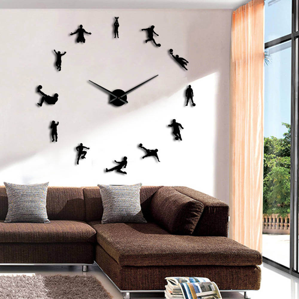 DIY Wall Clock  | Football | 19'' - 37'' | AWC033