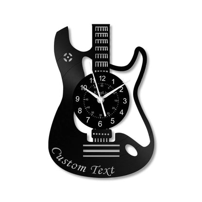 LED Vinyl Wall Clock | Guitar | 12'' | 0027WPB2