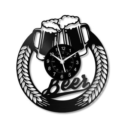 LED Vinyl Wall Clock | Beer | 12'' | 0238WPB