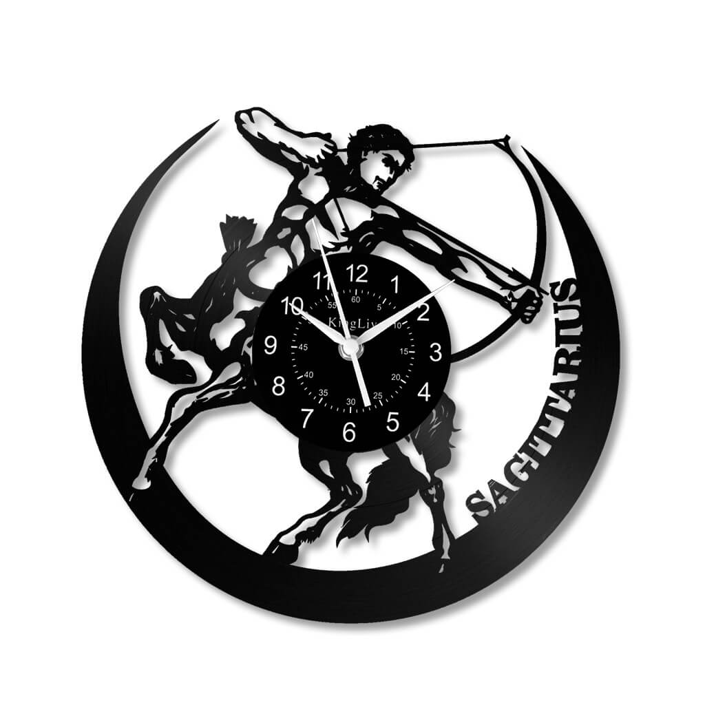 LED Vinyl Wall Clock | Sagittarius | 12'' | 0285WPB
