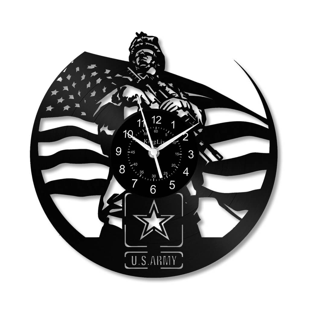 LED Vinyl Wall Clock | US Army | 12'' | 0274WPB