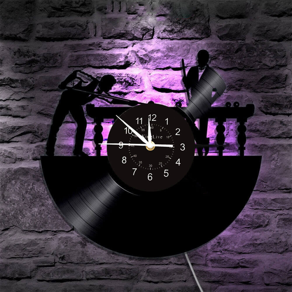 Billiards Led Vinyl Record Wall Clock