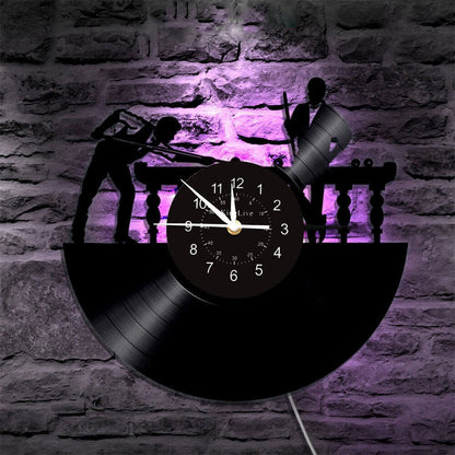 Billiards Led Vinyl Record Wall Clock