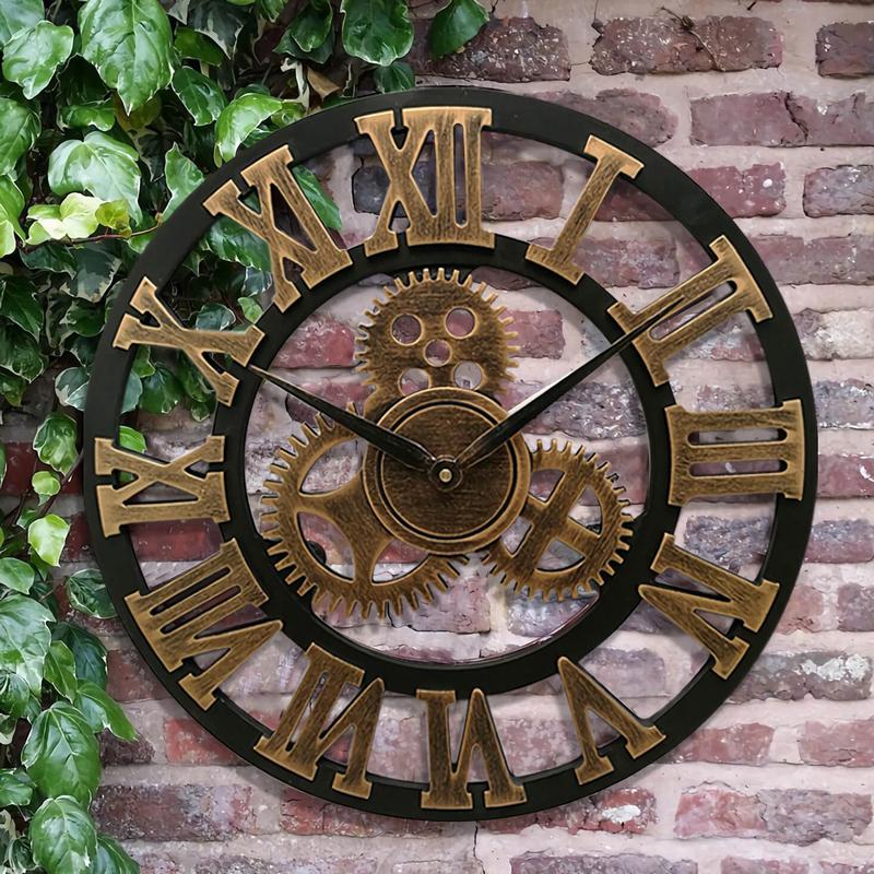 vintage steampunk wall clock