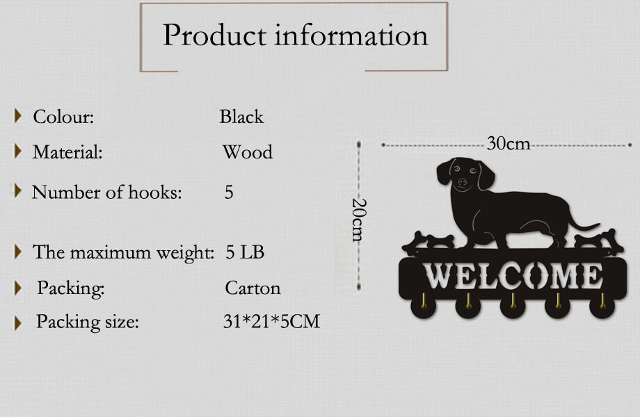 Wall Hook | Dog | BH029