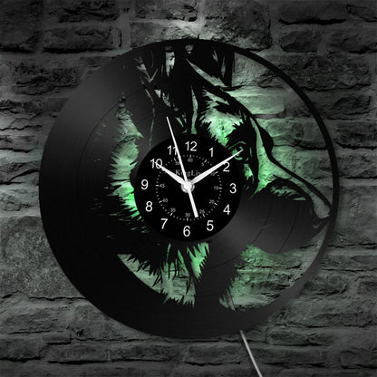 LED Vinyl Wall Clock | German Shepherd Dog | 12'' | 0240WPB