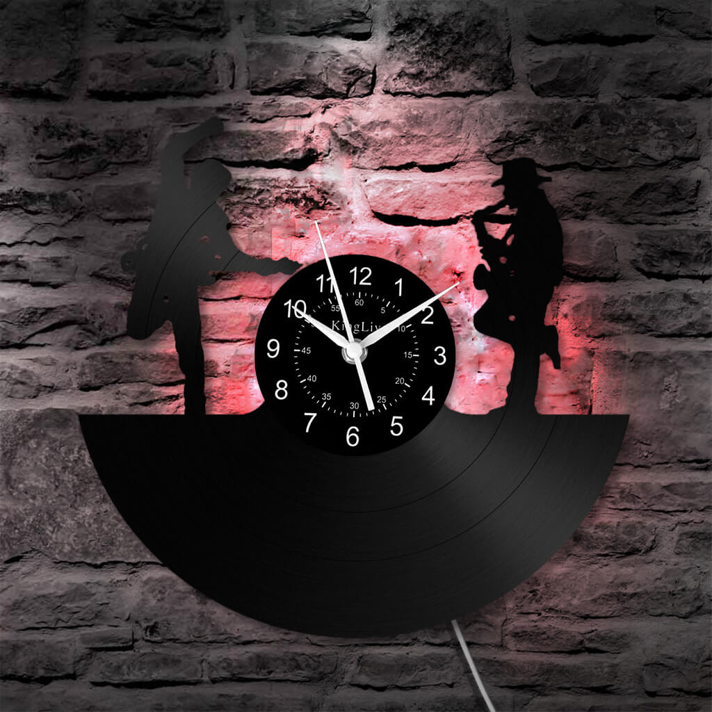 LED Vinyl Wall Clock | Music Band | 12'' | 0152WPB