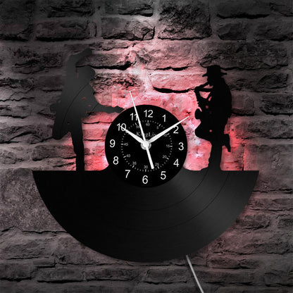LED Vinyl Wall Clock | Music Band | 12'' | 0152WPB