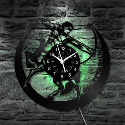 LED Vinyl Wall Clock | Sagittarius | 12'' | 0285WPB