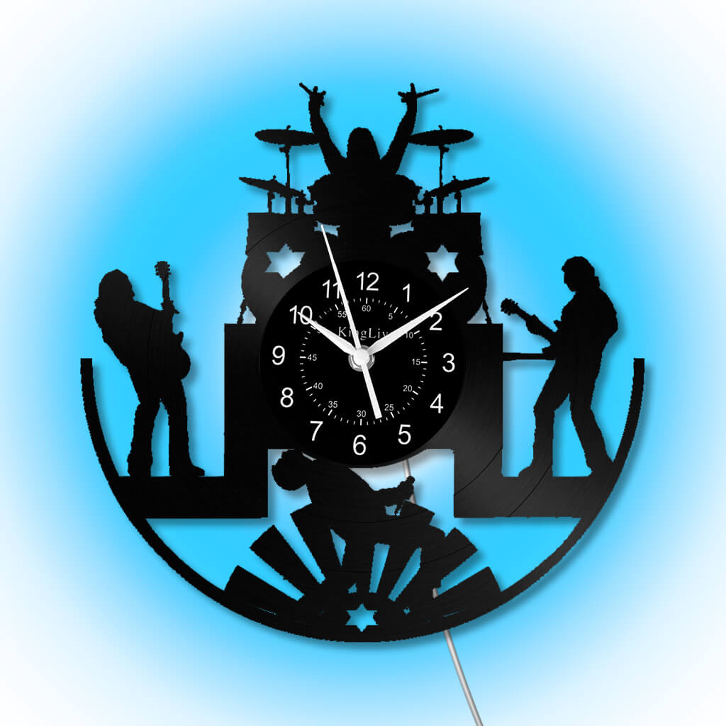 Vinyl Wall Clock | Band Music | 12'' | 0118WPB