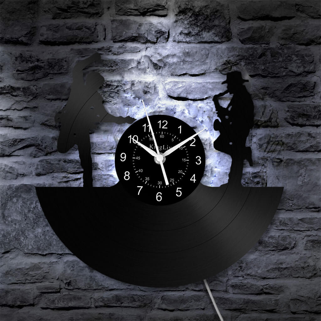 LED Vinyl Wall Clock | Music Band | 12'' | 0152WPB