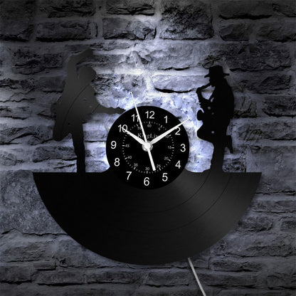 LED Vinyl Wall Clock | Music Band | 12'' | 0152WPB