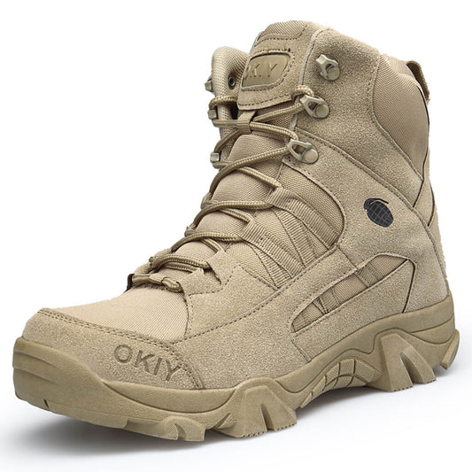 men's combat military tactical army ankle boots