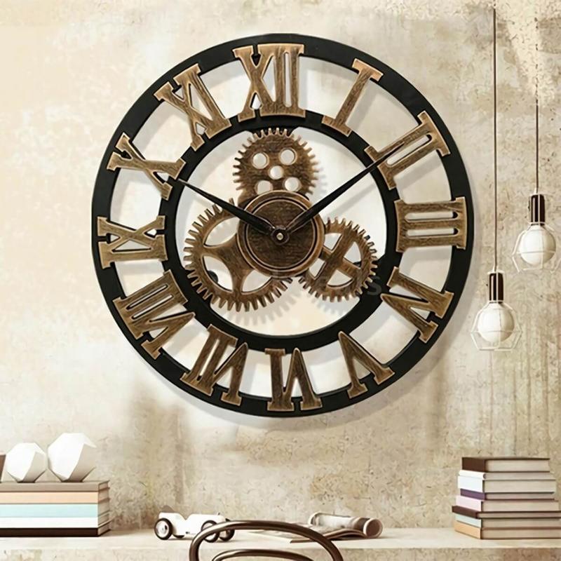 vintage steampunk wall clock