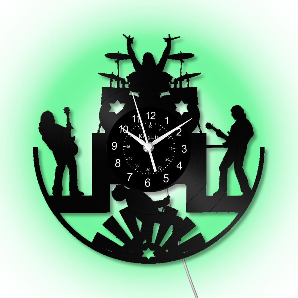 Vinyl Wall Clock | Band Music | 12'' | 0118WPB