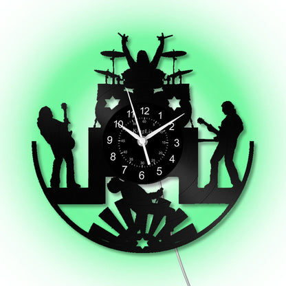 Vinyl Wall Clock | Band Music | 12'' | 0118WPB