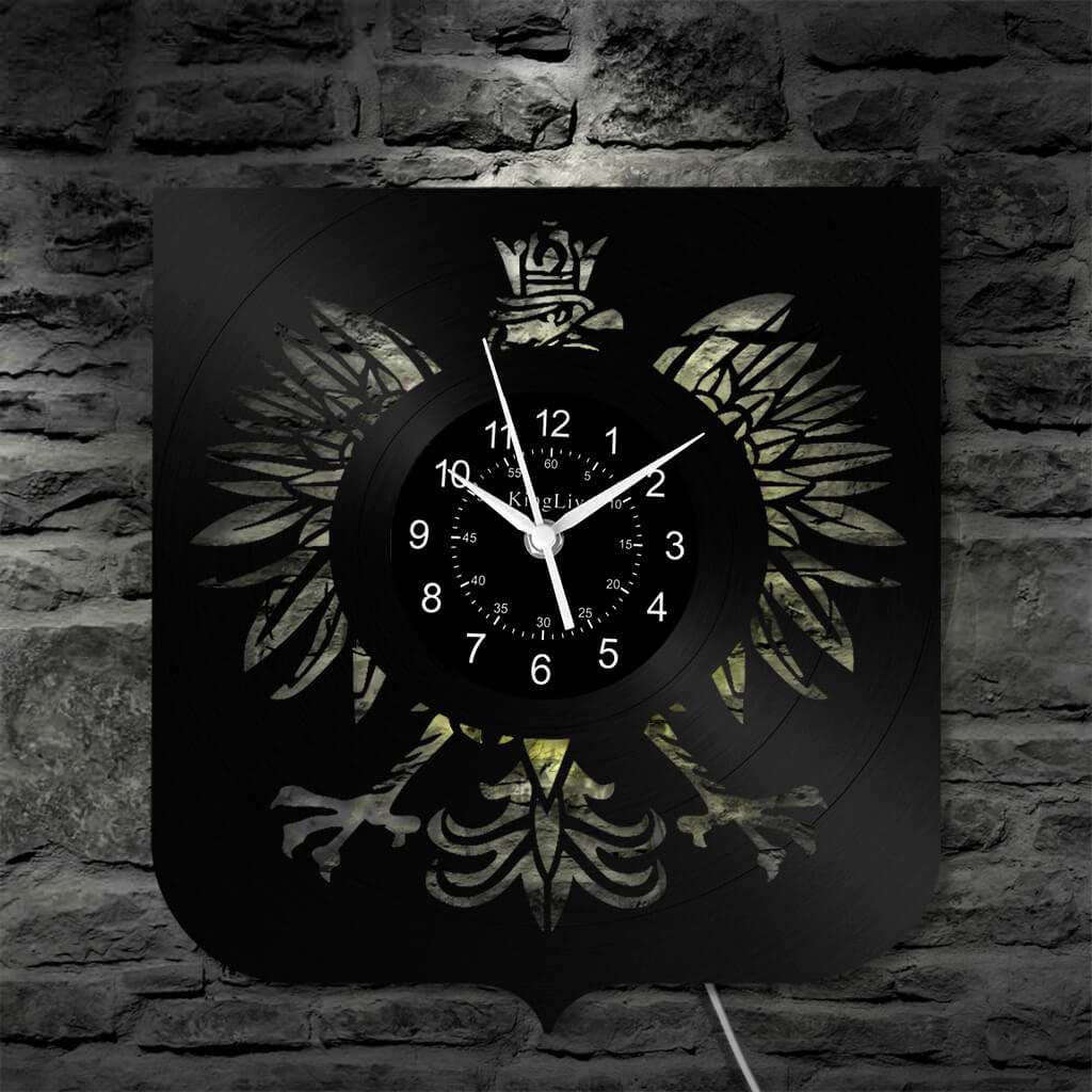 LED Vinyl Wall Clock | Eagle | 12''