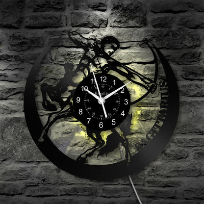 LED Vinyl Wall Clock | Sagittarius | 12'' | 0285WPB