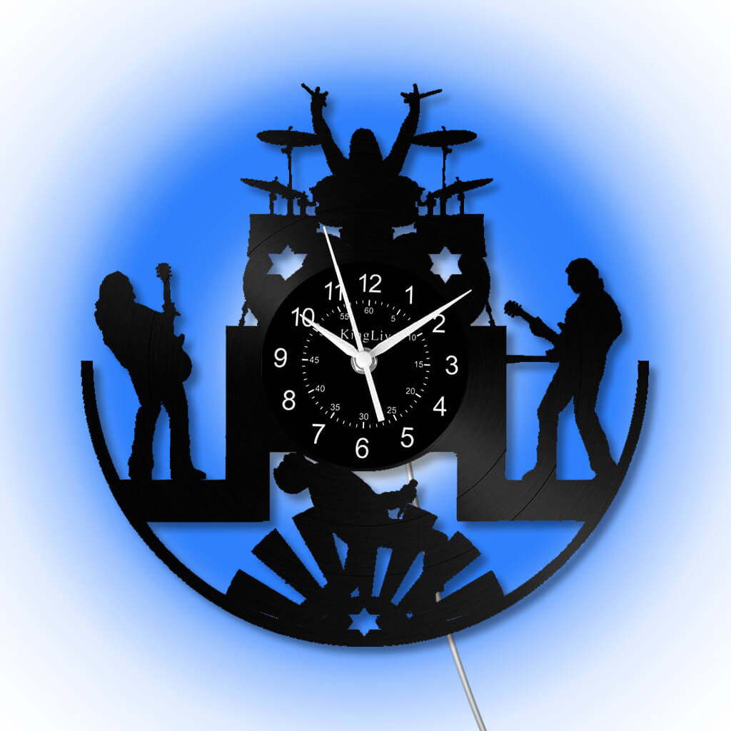 Vinyl Wall Clock | Band Music | 12'' | 0118WPB