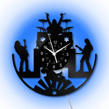 Vinyl Wall Clock | Band Music | 12'' | 0118WPB