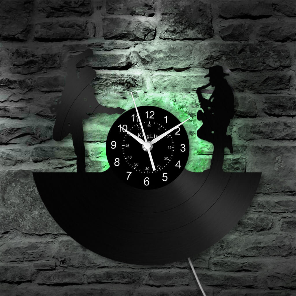 LED Vinyl Wall Clock | Music Band | 12'' | 0152WPB