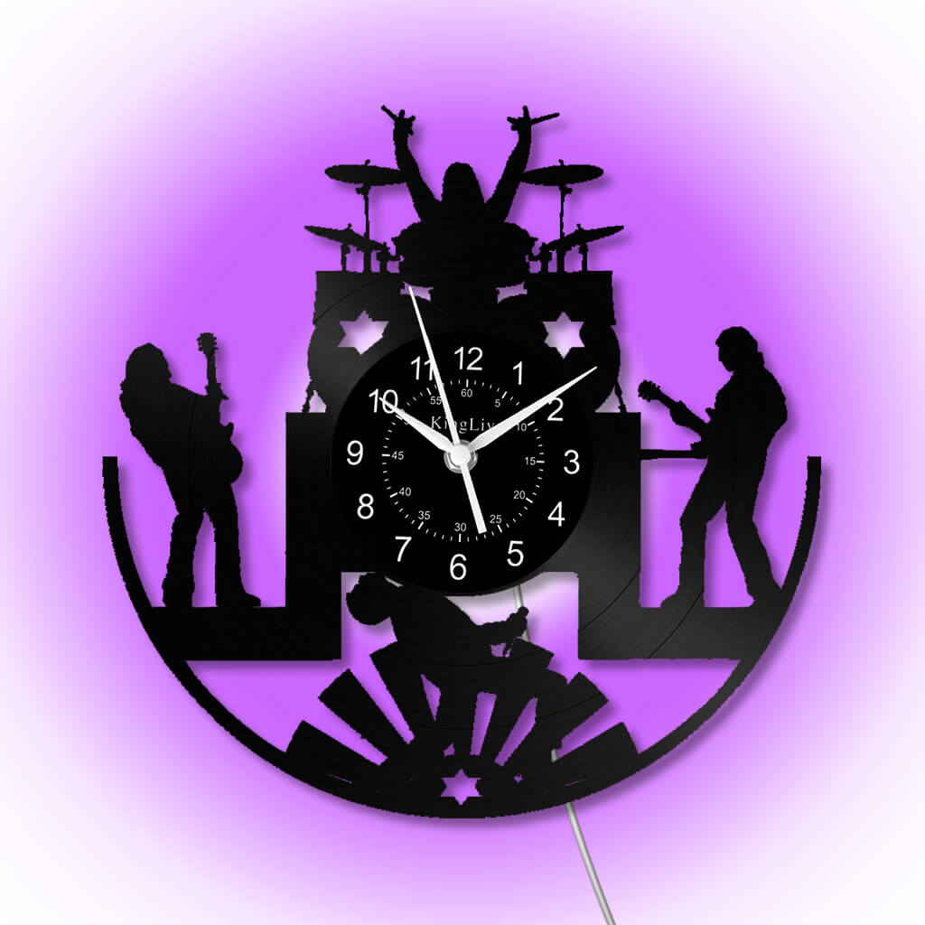 Vinyl Wall Clock | Band Music | 12'' | 0118WPB