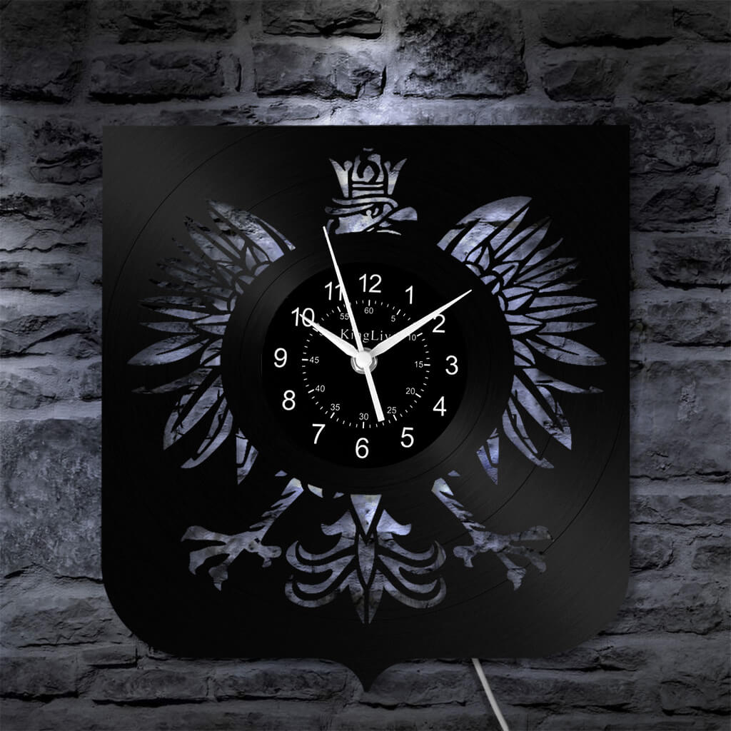 LED Vinyl Wall Clock | Eagle | 12''