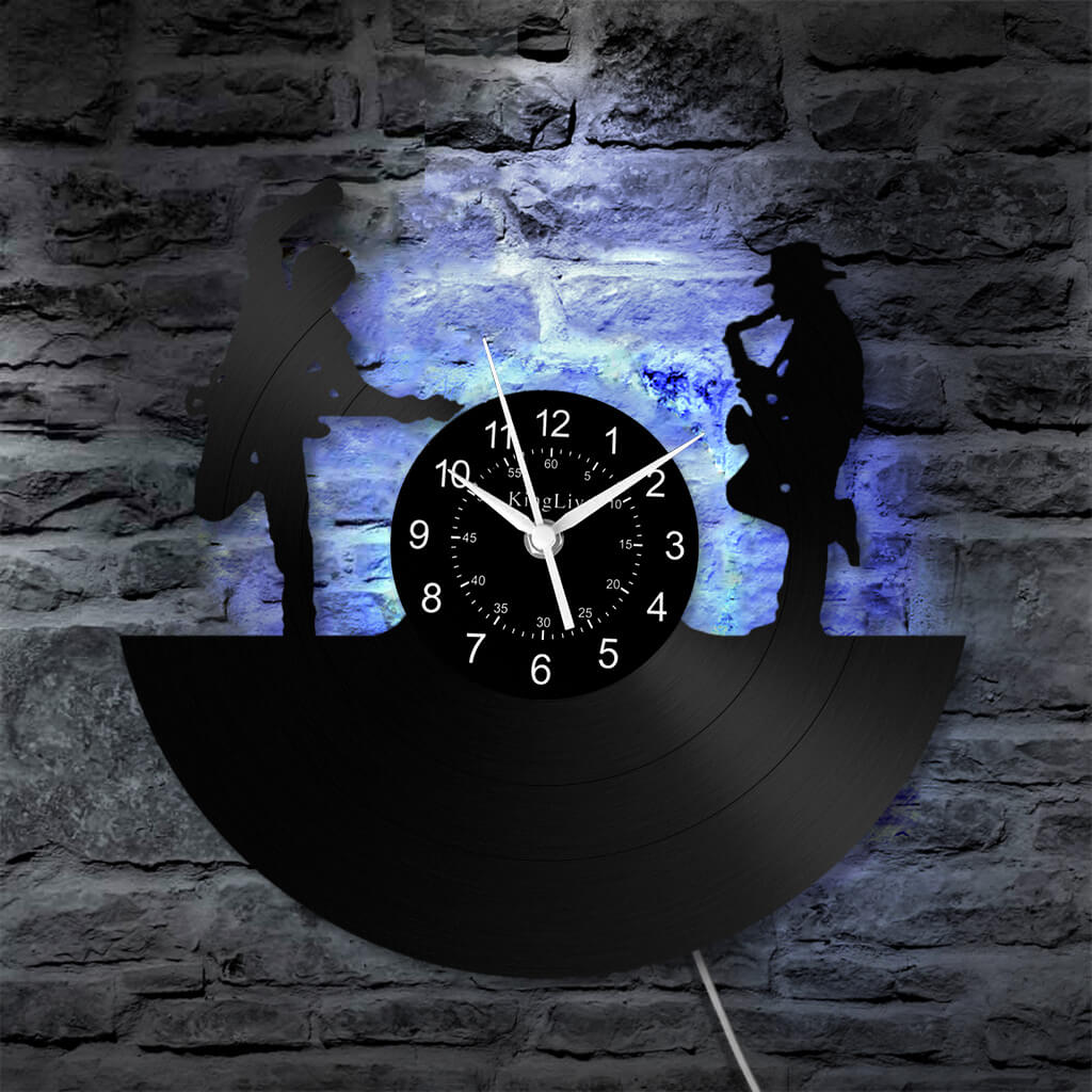 LED Vinyl Wall Clock | Music Band | 12'' | 0152WPB