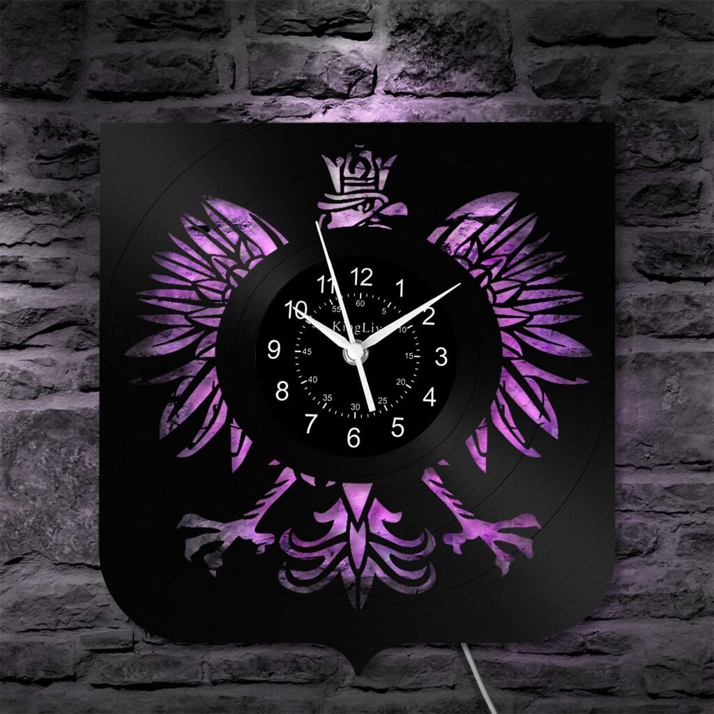 LED Vinyl Wall Clock | Eagle | 12''