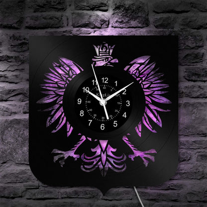 LED Vinyl Wall Clock | Eagle | 12''