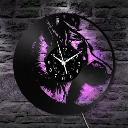 LED Vinyl Wall Clock | German Shepherd Dog | 12'' | 0240WPB
