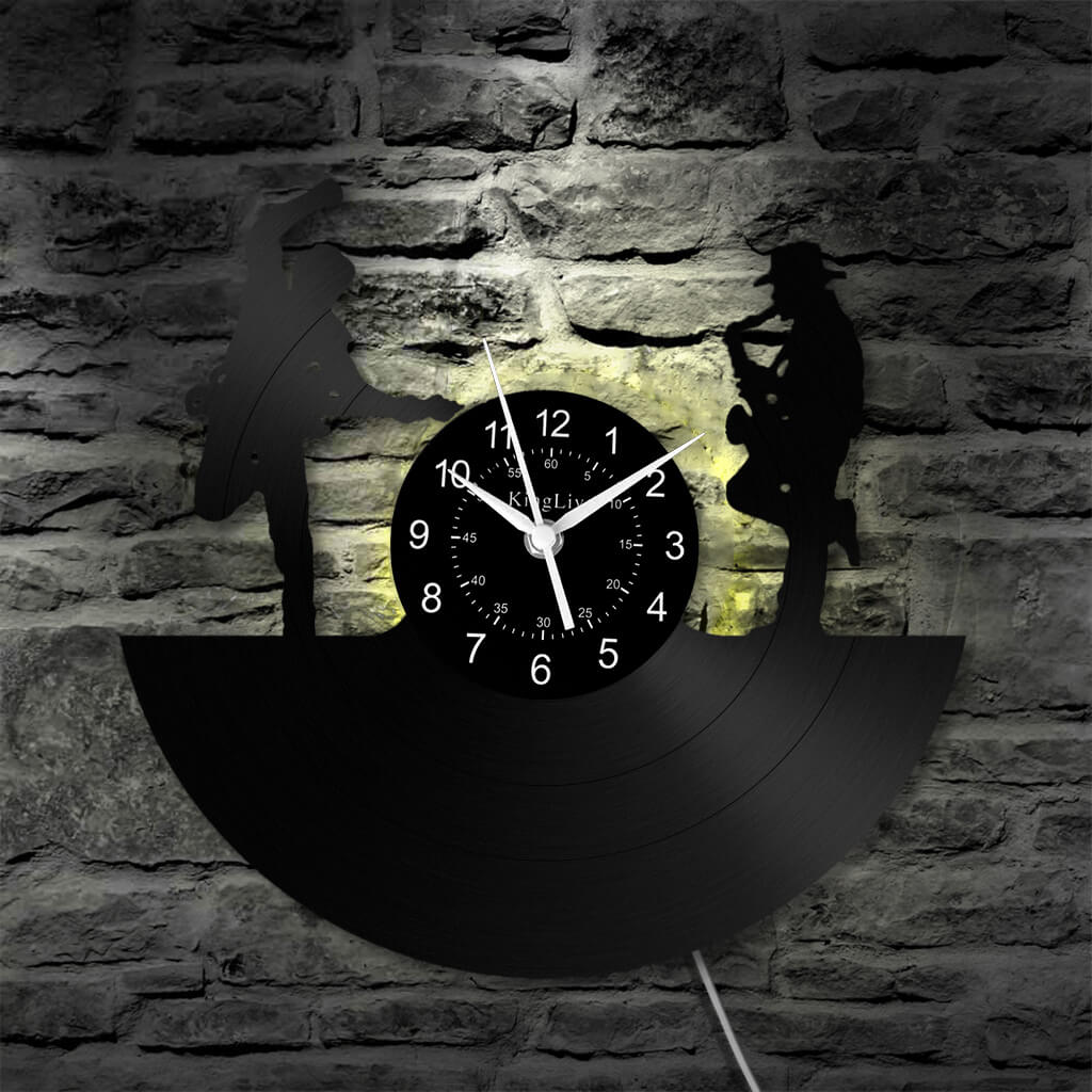 LED Vinyl Wall Clock | Music Band | 12'' | 0152WPB