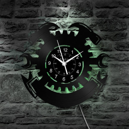 LED Vinyl Wall Clock | Garage | 12'' | 0290WPB