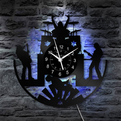 Vinyl Wall Clock | Band Music | 12'' | 0118WPB