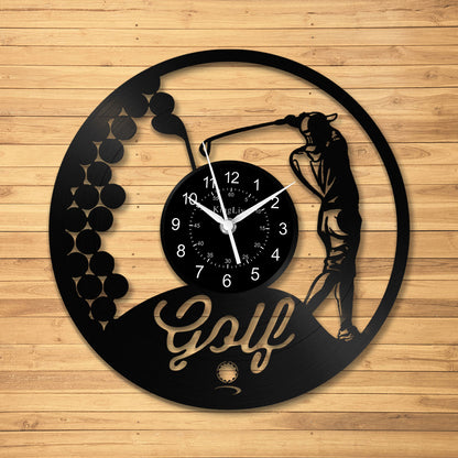 LED Vinyl Wall Clock | Golf | 12'' | 0225WPB