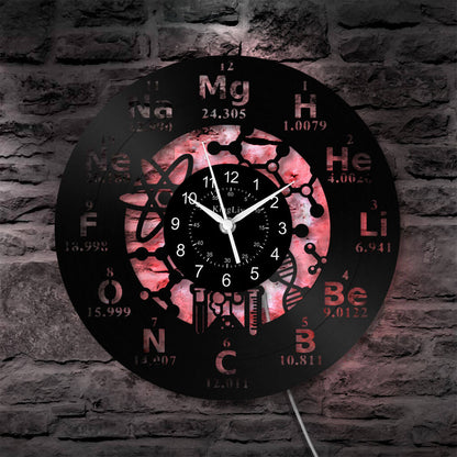 LED Vinyl Wall Clock | Chemistry | 12'' | 0265WPB