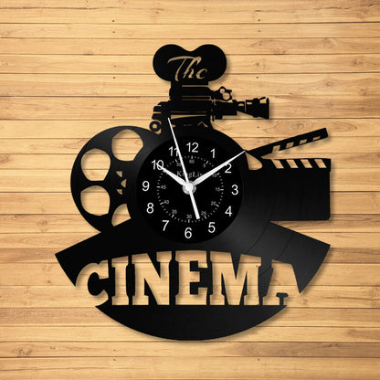 LED Vinyl Wall Clock | Cinema | 12'' | 0237WPB