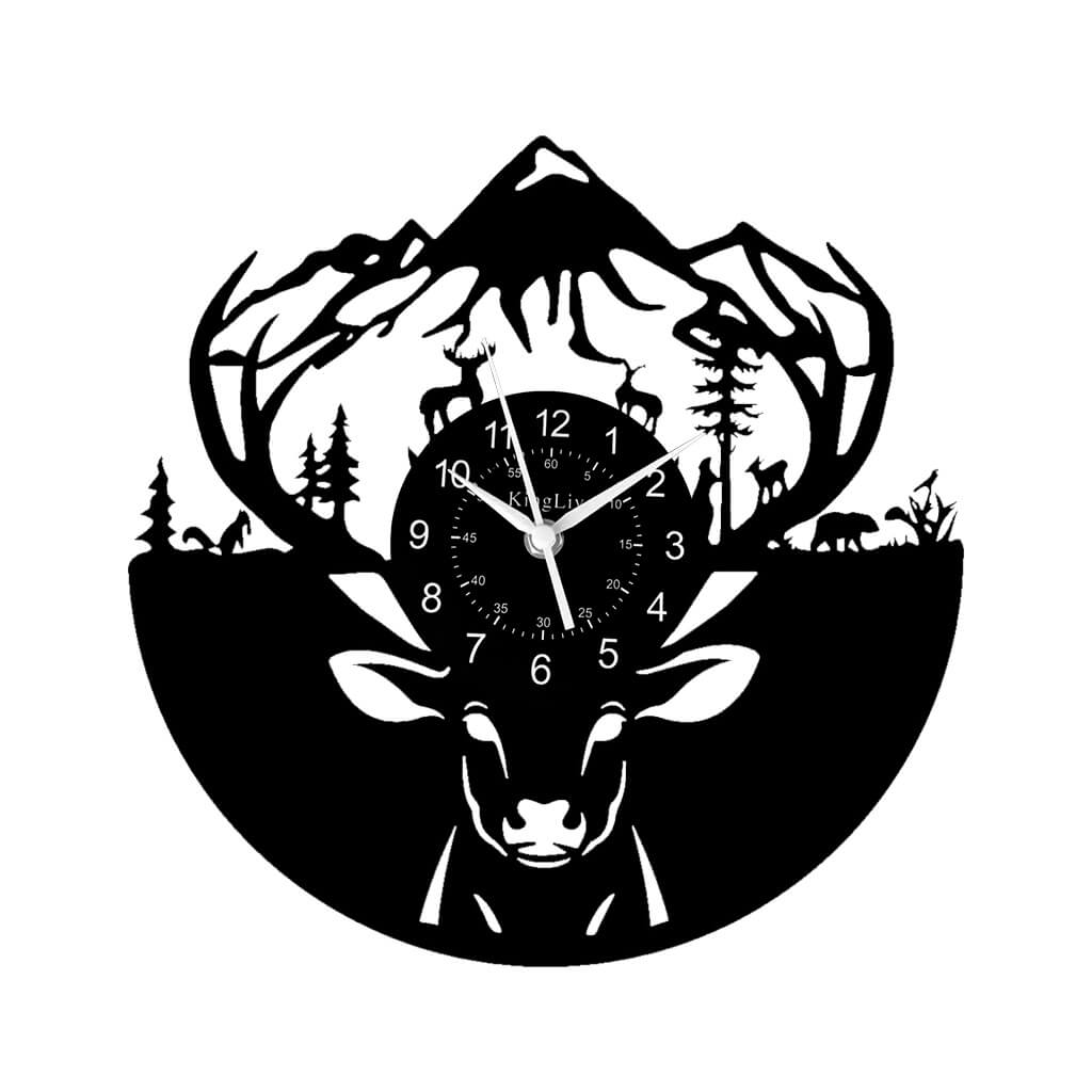 LED Vinyl Wall Clock | Deer