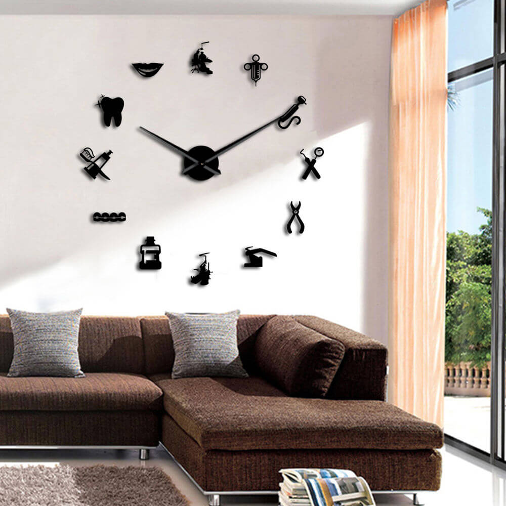 DIY Wall Clock  | Dentist | 19'' - 37'' | AWC004