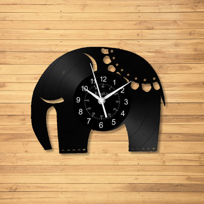 LED Vinyl Wall Clock | Elephant | 12'' | 0201WPB